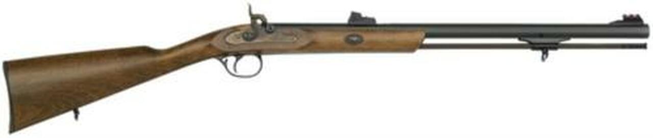 Traditions Black Powder Deerhunter Muzzleloader .50 Caliber Percussion 24″ Blue Octagonal Barrel Williams Metal Fiber Optic Sights Hardwood Stock