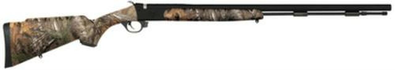 Traditions Black Powder Pursuit G4 Ultralight With Nitride Coating .50 Caliber 26″ Ultralight Chromoly Tapered Fluted Barrel Nitride Finish Synthetic Stock Realtree Xtra Camouflage