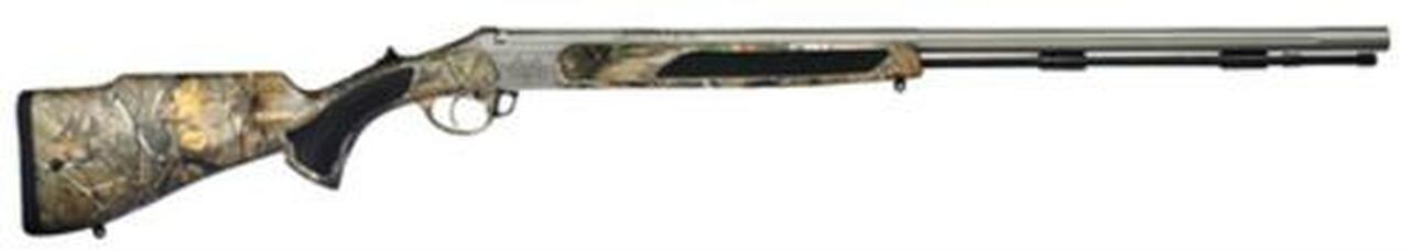Traditions Black Powder Vortek StrikerFire .50 Caliber 28″ Barrel CeraKote Finish TAC2 Trigger Realtree Xtra Hogue Overmold Soft Touch Camo Stock