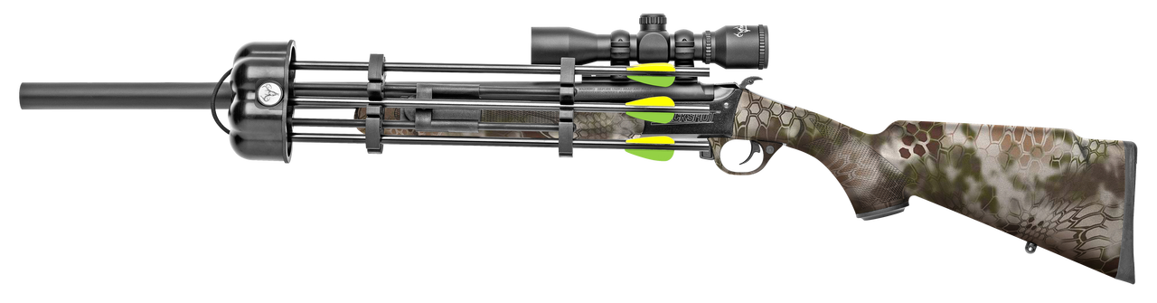 Traditions Crackshot XBR Package .22 Caliber, 16.50″ Barrel, 20″ Fixed Stock, Kryptek Highlander