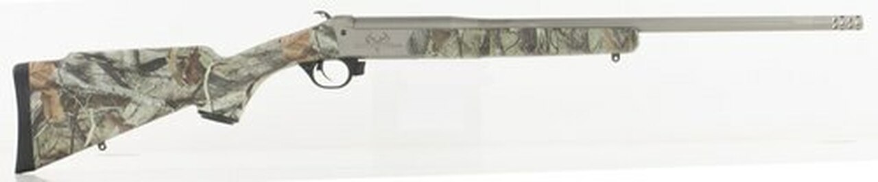 Traditions Outfitter G2 Break Open 35 Whelen 22″ Barrel Synthetic Camo Stock