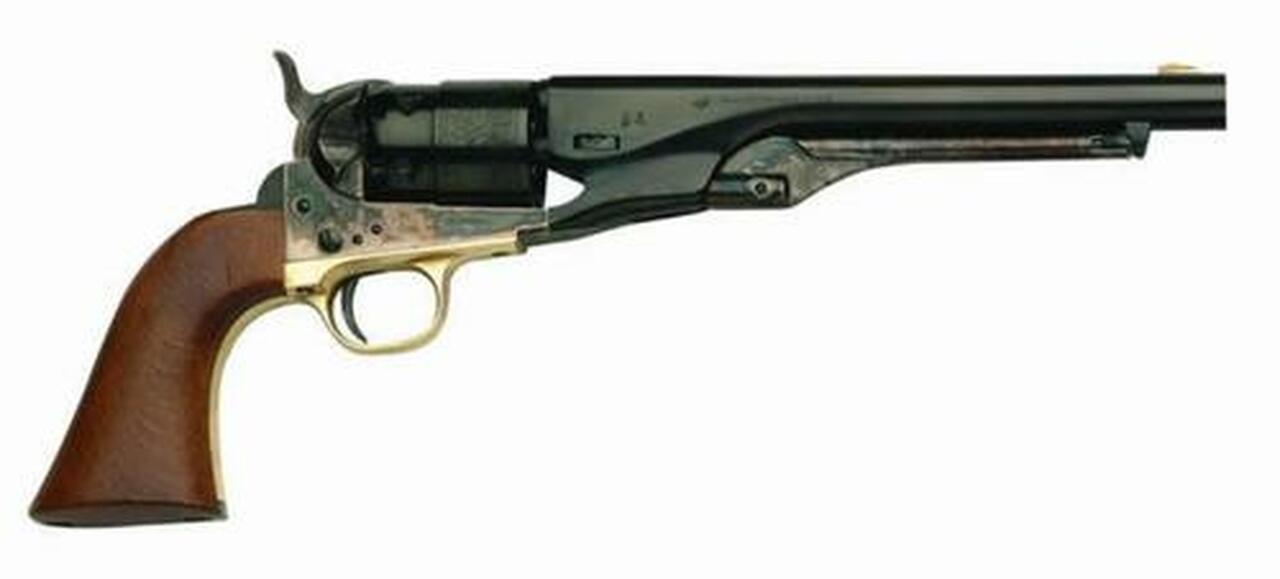 Traditions Single 44 8″ Barrel Hammer/Blade Walnut Grips Stock