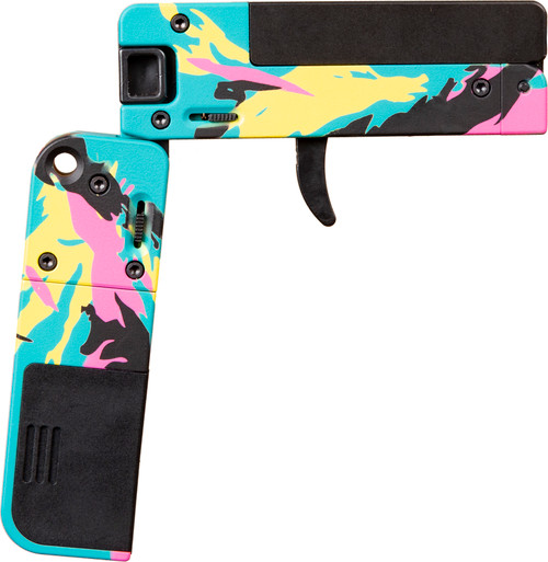 Trailblazers Lifecard 22 LR, 2.5″ Barrel, Miami Vice Camo, Aluminum Handle, 1rd