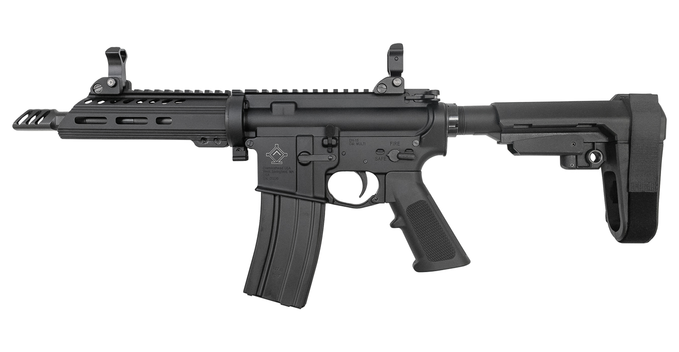 Transporter 5.56mm AR Pistol Takedown Model with Flip Up Iron Sights