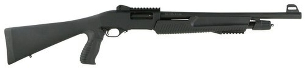 TriStar Cobra II Tactical Force, Pump-Action 12 Ga, 18.5″, 3″, 5rd, Black