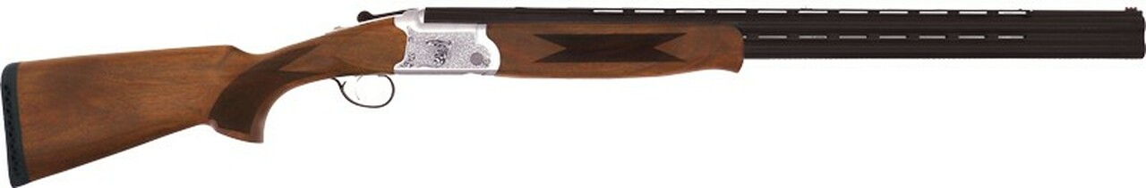 TriStar Trinity LT O/U 28ga 28″ VR Barrel Walnut Stock Silver Alloy Receiver