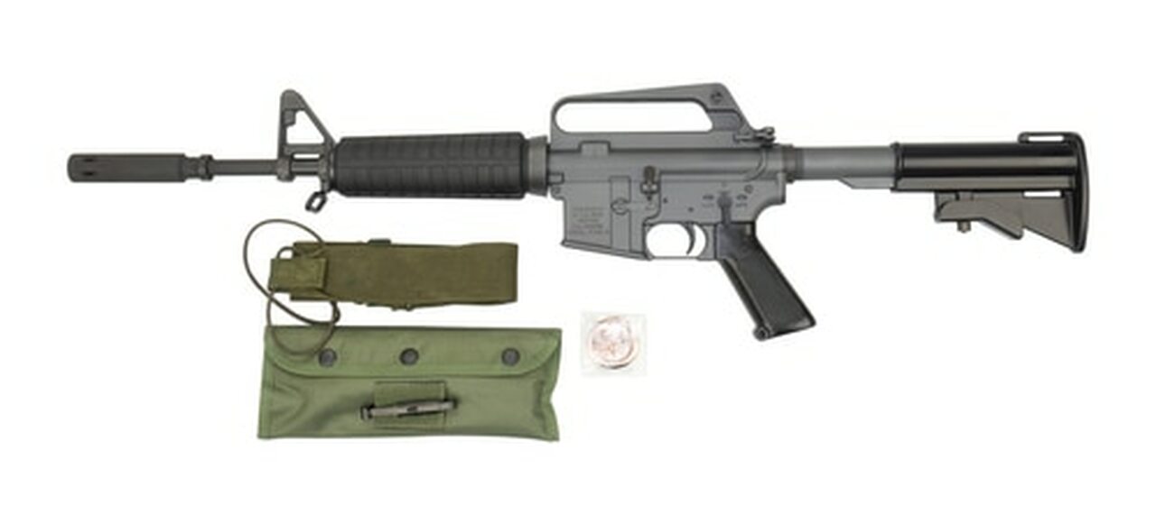 Troy XM177E2 Commemorative AR-15 Carbine 223/556, 12.5″ Barrel, 4.5″ Moderator, Period Corect Kit, 20 and 30rd Mag