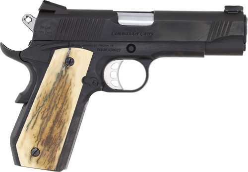 Tyler Gun Works 1911 45 ACP, 4.25″ Barrel, Mammoth Ivory Grips, 8rd