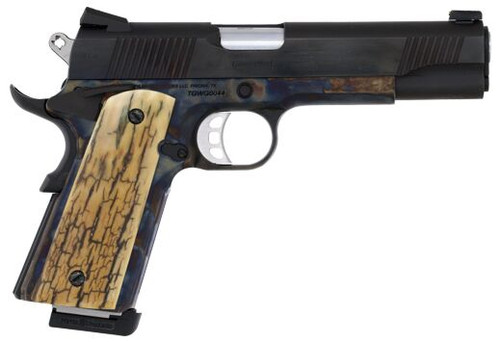 Tyler Gun Works 1911 45 ACP, 5″ Barrel, Case Hardened Frame, Mammoth Ivory Grip, 7rd