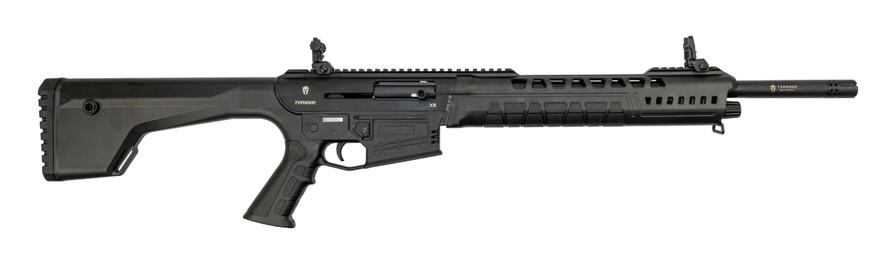 Typhoon Defense X12 12 Ga, 18.5″ Barrel, 3″ Chamber, Black, 5rd