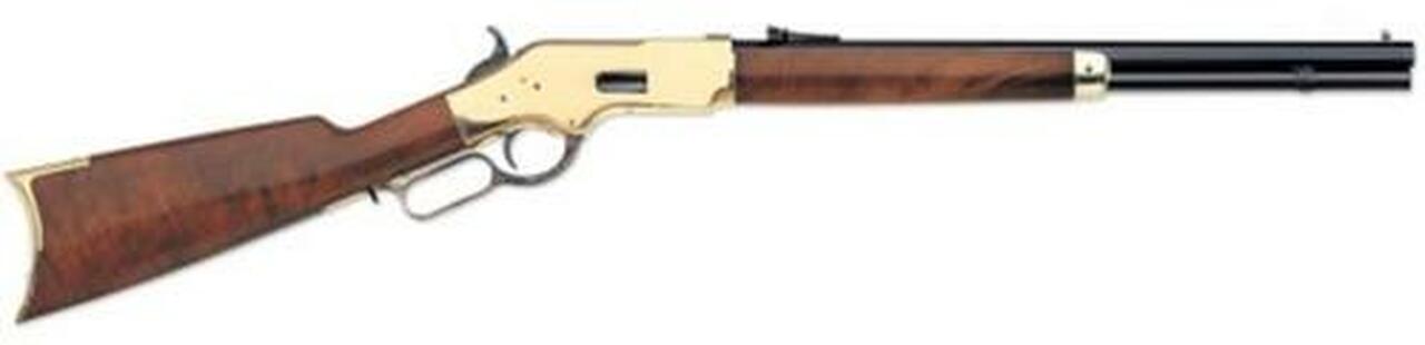 Uberti 1866 Yellowboy Short Rifle, .44-40 Win, 20″, Brass