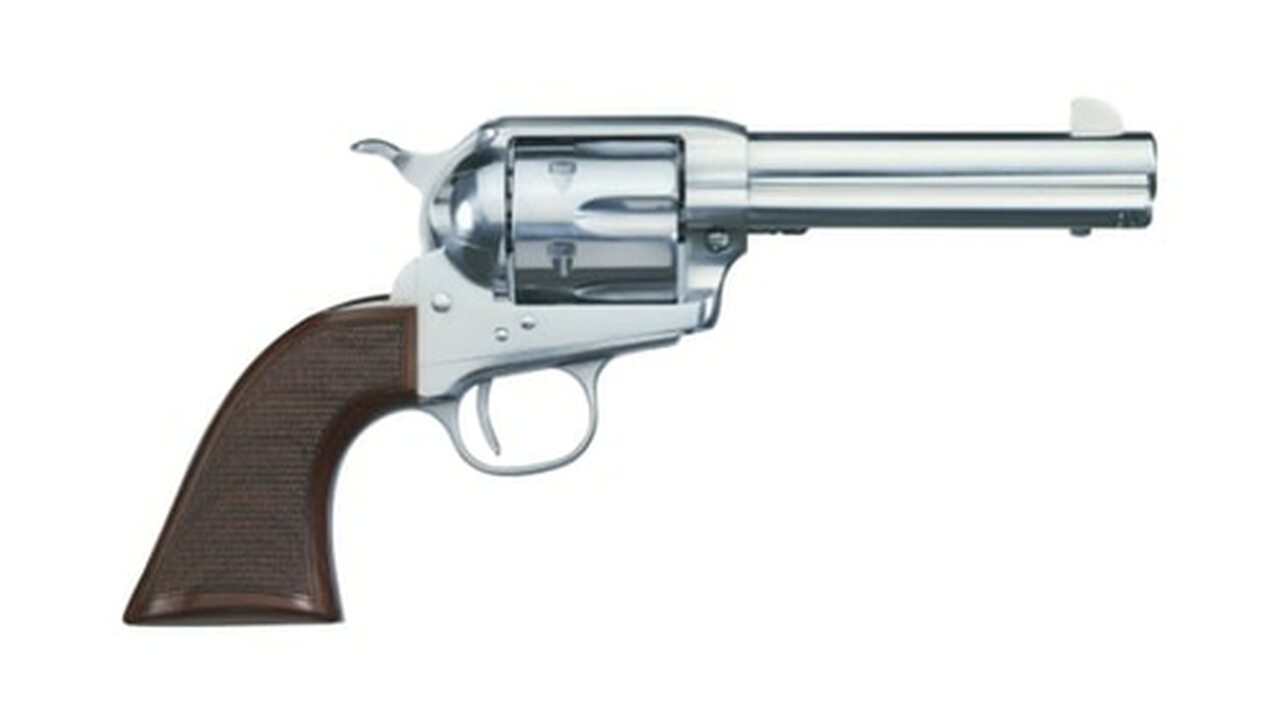 Uberti 1873 Belleza El Patron Competition, .45 Colt, 4.75″, 6rd, Stainless