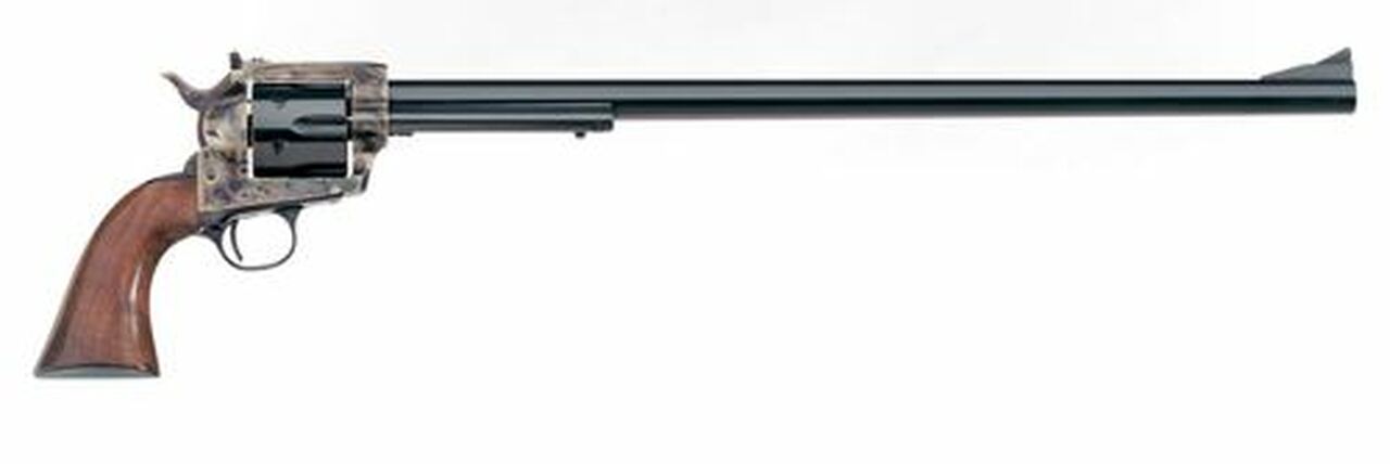 Uberti 1873 Cattleman Buntline Target, . 45 Colt, 18″, 6rd, Walnut, Case-Hardened