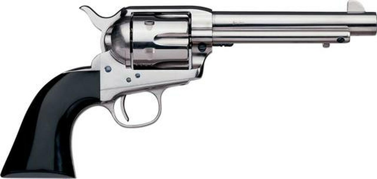 Uberti 1873 Cattleman Desperado .45 Colt, 5.5″, Nickel/Bison Horn