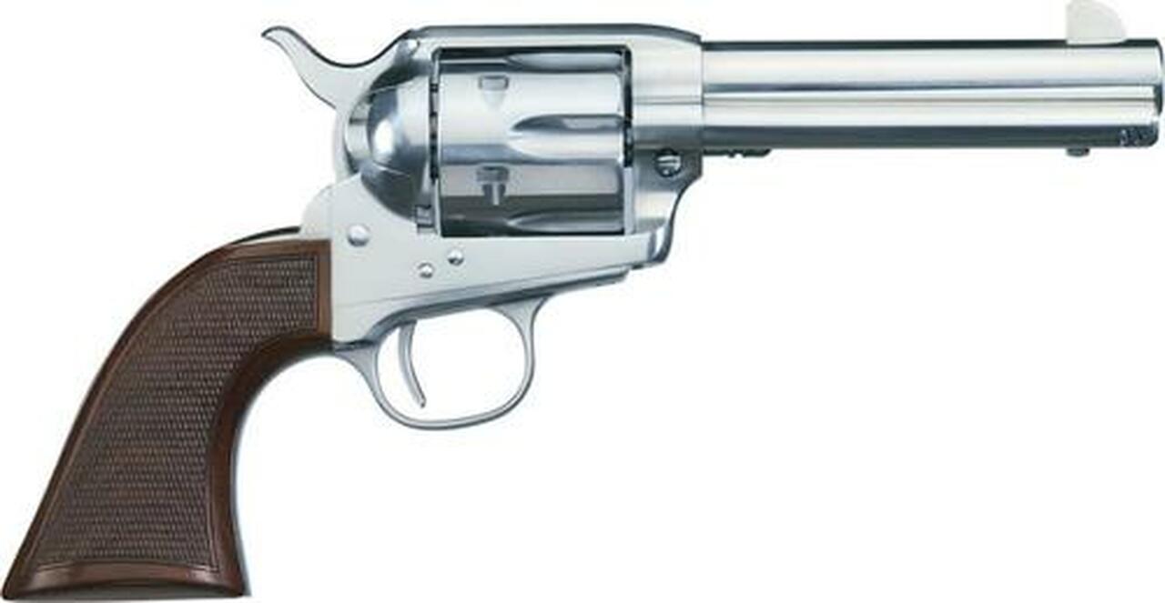Uberti 1873 Cattleman El Patron .45 Colt, 4.75″, Stainless, Checkered Walnut