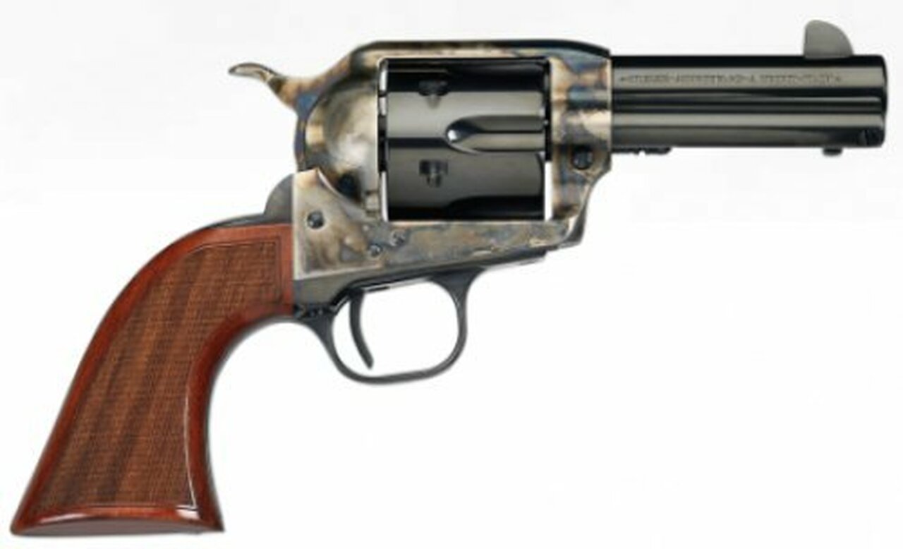 Uberti 1873 Cattleman El Patron, .45 Colt, 4″ Barrel, 6rd, Walnut, Case-Hardened
