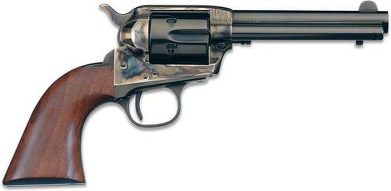 Uberti 1873 Cattleman NM Stallion Conversion, 22LR/.22 Mag, 5.5″, Brass