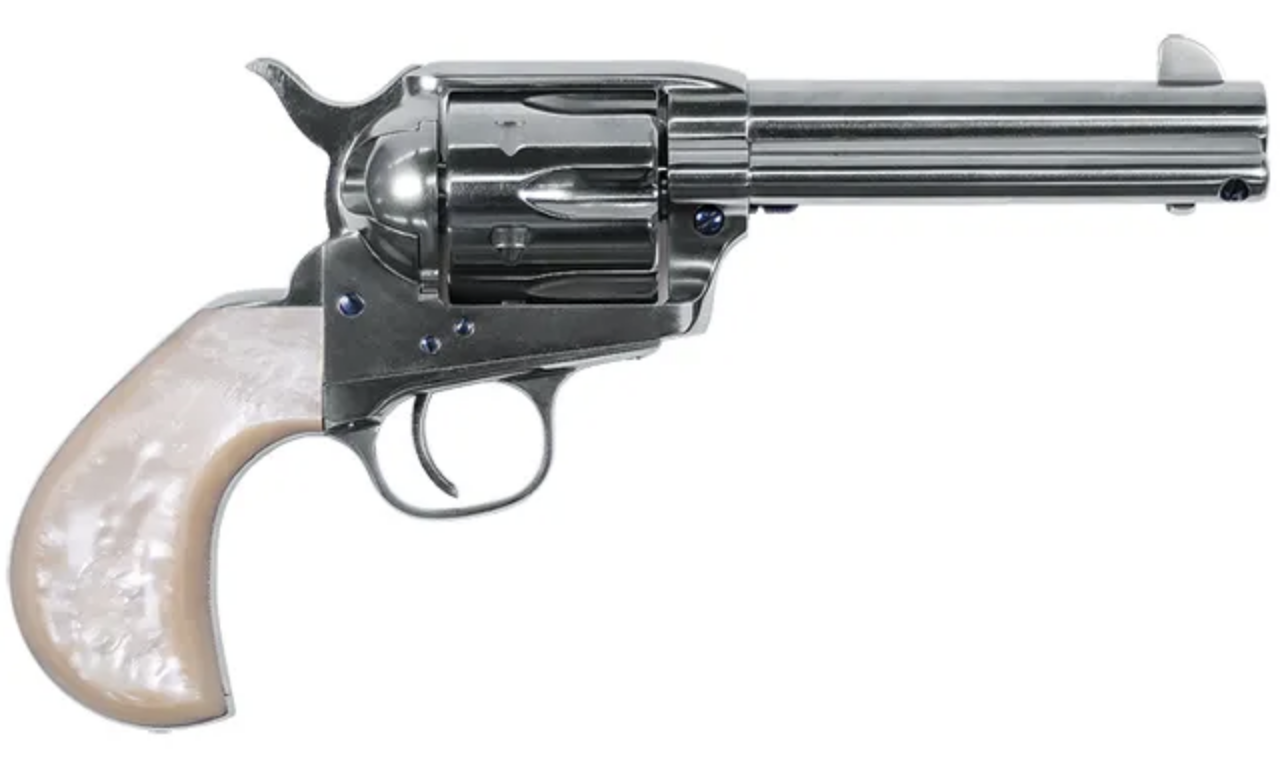 Uberti 1873 Cattleman Outlaws & Lawman ‘Doc’ .357 S&W, 4.75″ Barrel, Pearl Grips