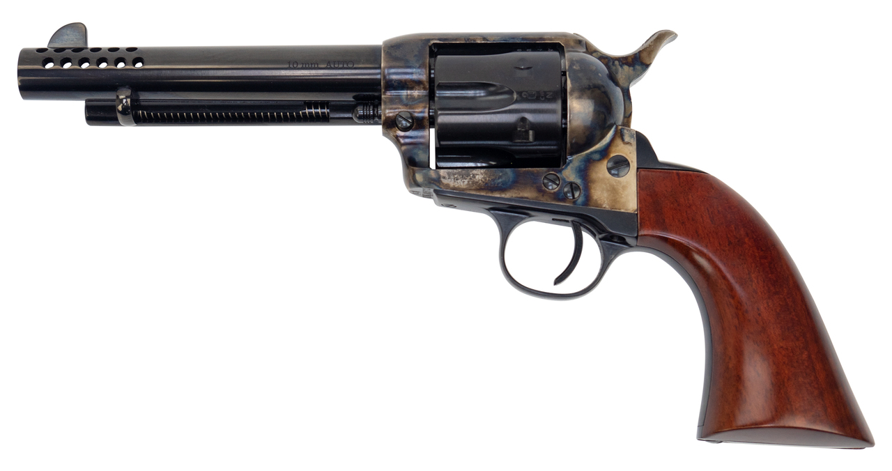 Uberti 1873 Cattleman Ursus 10mm, 5.5″ Ported Barrel, Special Make Up, Case-Hardened, 6rd