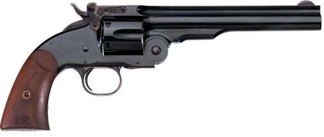 Uberti 1875 No. 3 2nd Model Top Break, .44-40 Win, 7″, Blued, Walnut Grip