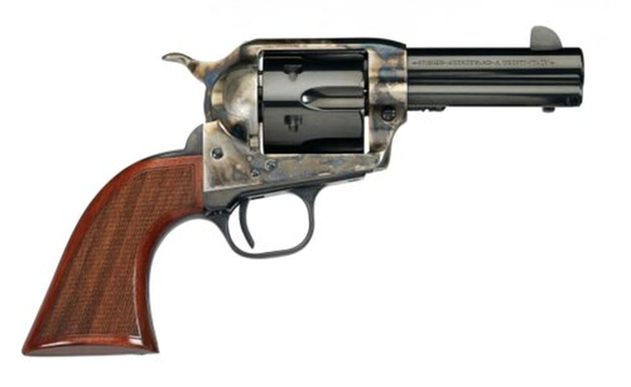 Uberti Short Stroke CMS Pro 45 Colt, 3.5″ Barrel, Walnut, Case-Hardened, 6rd