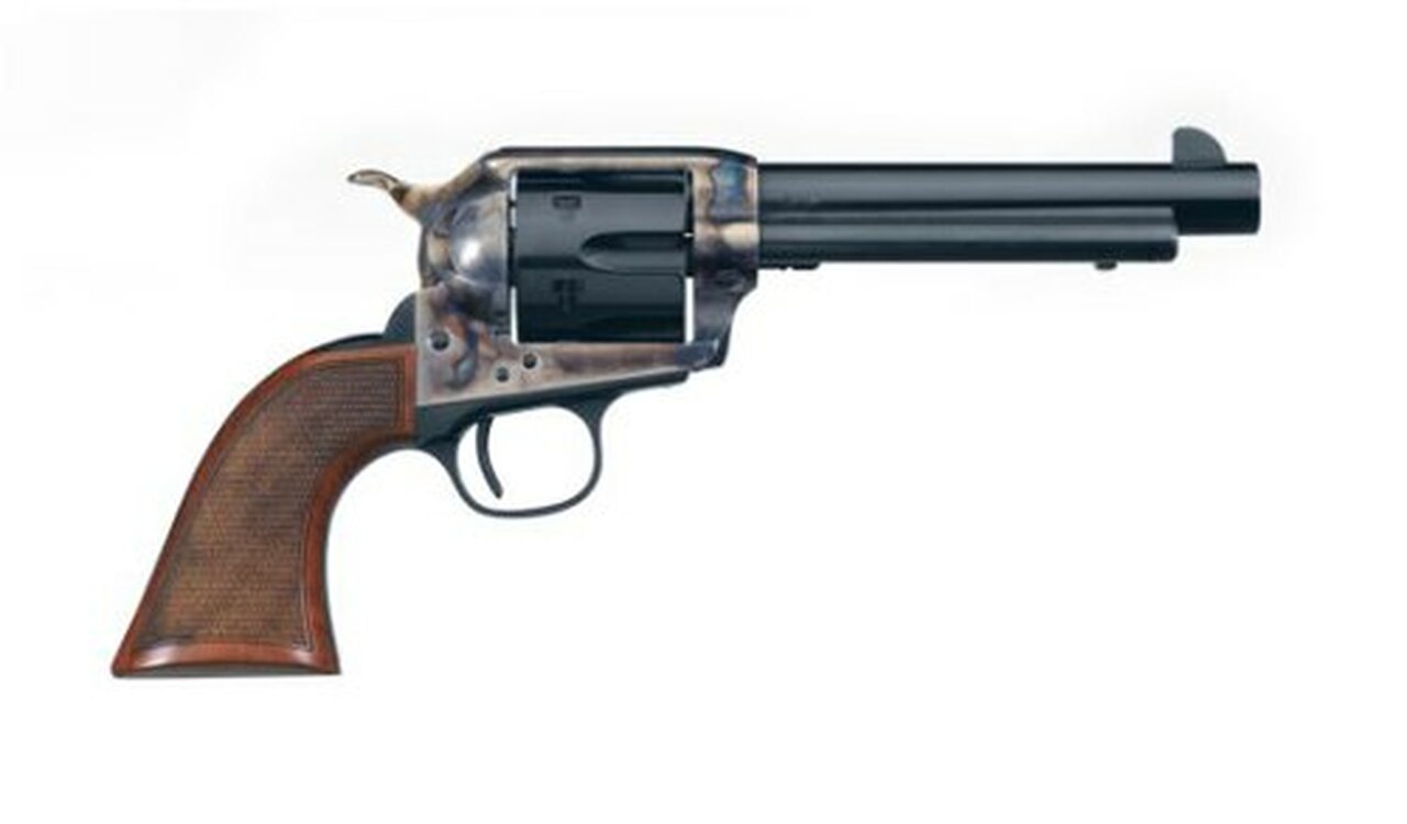 Uberti Short Stroke SASS Pro .45 Colt, 4.75″ Barrel, 6rd, Blued, Case Hardened
