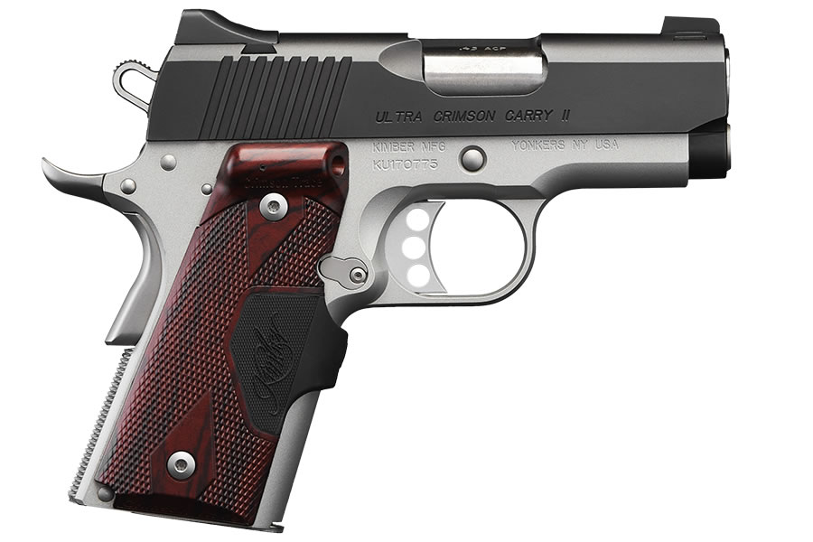 Ultra Crimson Carry II 45 ACP 1911 Pistol with Crimson Trace Lasergrip
