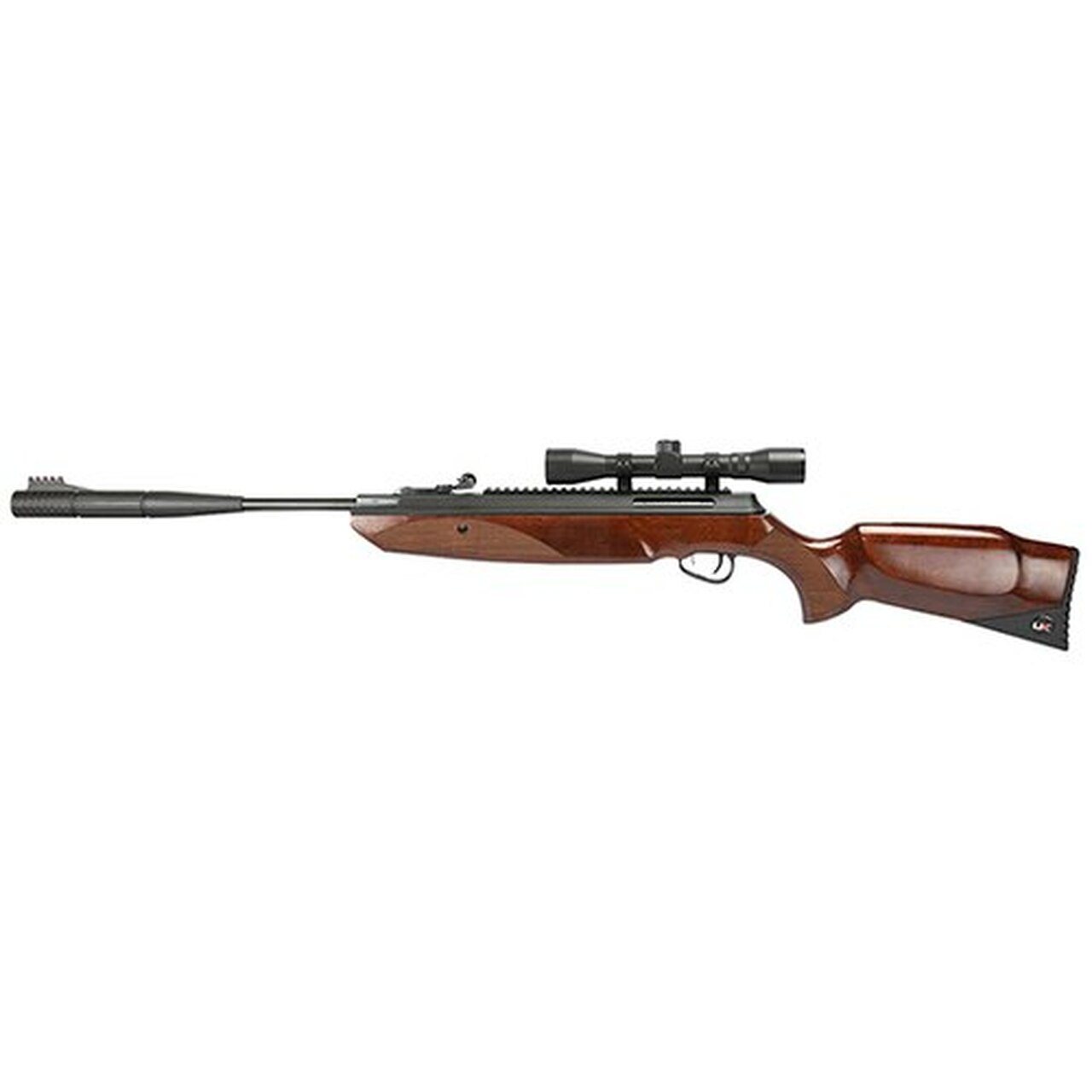 Umarex Forge Combo, .177, 14.8″, 1250 FPS, 4x32mm Scope, Brown Wood