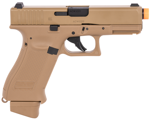 Umarex Glock G19X Gen 5 Air CO2 6mm, Coyote Tan, 14rd