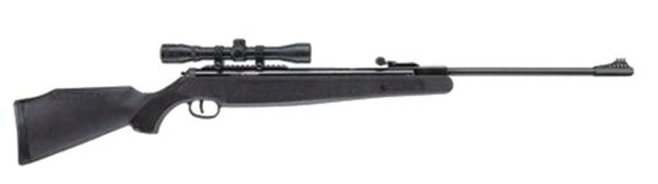 Umarex Ruger Air Magnum, .22 Pellet, 19.5″ Barrel, 4x32mm Scope, Black