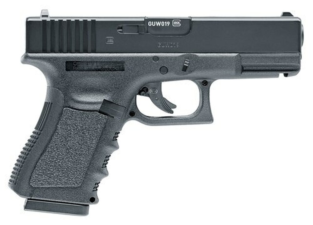Umarex RWS Glock G19 Gen3, .177 BB, 4.25″ Barrel, 16rd, Black