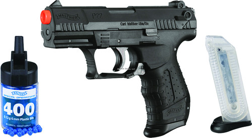 Umarex Walther P22 Air 6mm BB, Black, 20rd