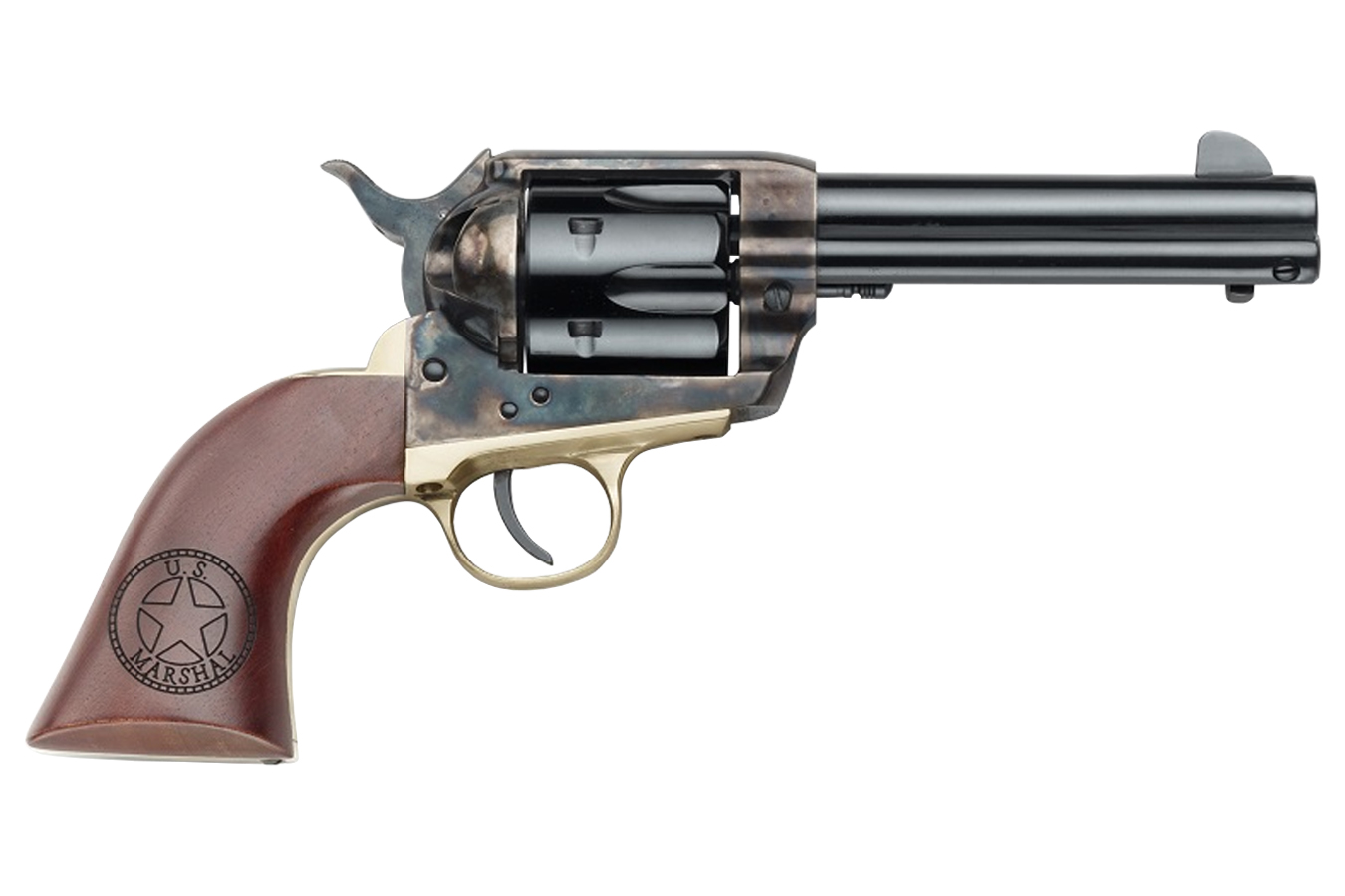 US Marshal 45 LC Single-Action Revolver with Color Case Hardened Frame