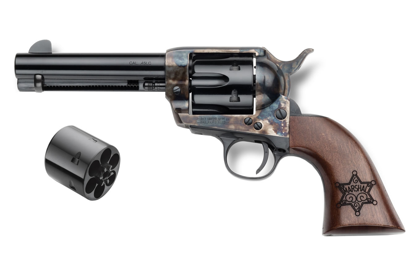 US Marshal II 45 LC / 45 ACP Single-Action Revolver with Color Case Hardened Frame