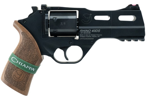 *USED* Chiappa Rhino 40DS, 357 Magnum/38 Special, 4″ Barrel, Black, Walnut Grip, 6rd
