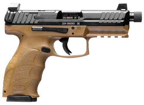 *USED* HK VP9 Tactical 9mm, 4.7″ Threaded Barrel, Flat Dark Earth, 17rd