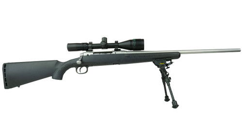 *USED* Savage Axis 270 Win, 22″ Barrel, Black, 2.5-10x40mm Scope, Caldwell Bipod, 3rd
