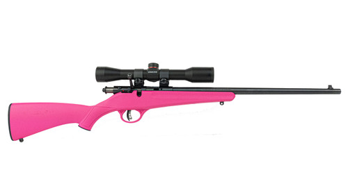 *USED* Savage Rascal Single Shot Youth 22LR/Long/Short 16.1″ Barrel, Pink Synthetic Stock, 1rd