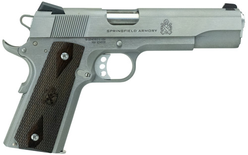 *USED* Springfield 1911 Garrison .45 ACP, 5″ Barrel, 3-Dot Sights, Stainless, 7rd
