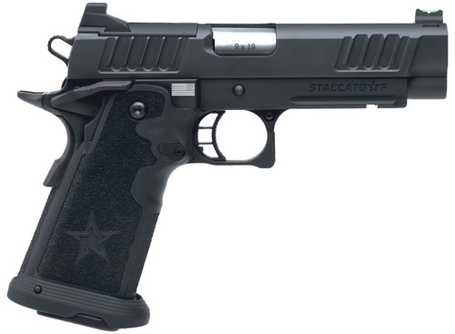 Used Staccato P 9mm, 4.4″ Barrel, Black, Optic Ready, 17rd
