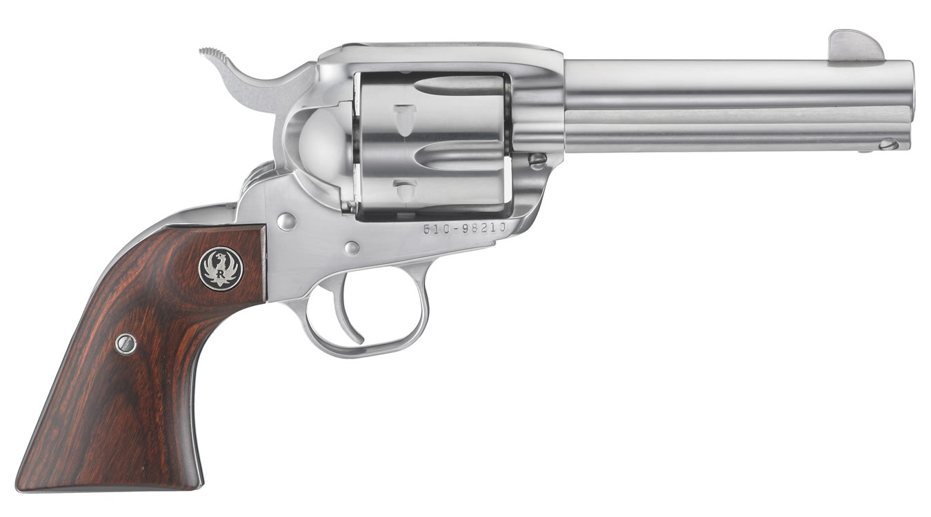 Vaquero Stainless 45 Colt Single-Action Revolver with 4.6 Inch Barrel