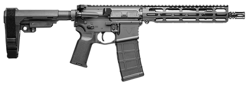 Vktr VK-1 5.56x45mm, 10.5″ Threaded Barrel, Black Cerakote, Tactical SBA3 Brace, 30rd