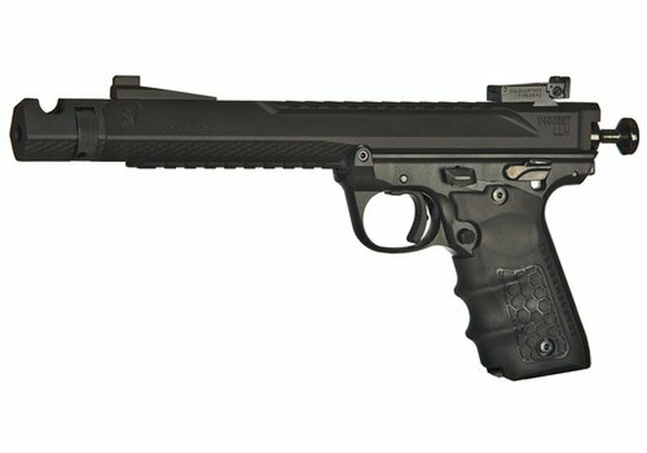 Volquartsen Black Mamba .22 LR, 6″ Barrel, Target Sights, Black, 10rd