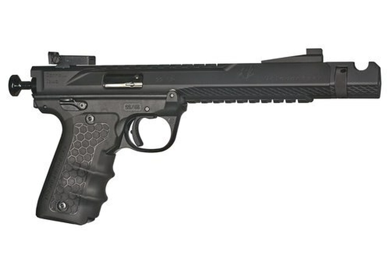 Volquartsen Black Mamba .22 LR, 6″ Barrel, Target Sights, Black, 10rd