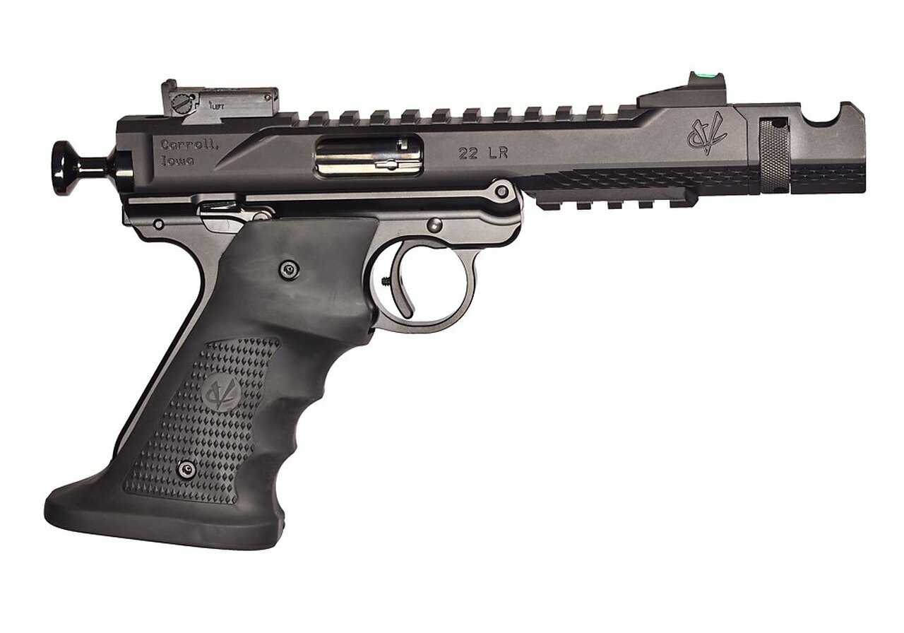 Volquartsen Black Mamba-TF .22 LR, 4.5″ Barrel, FO Front & Rear, Black, 10rd