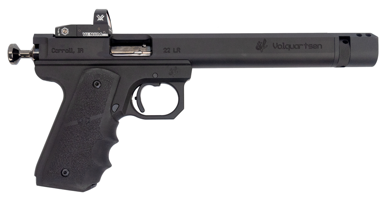 Volquartsen FTV Scorpion .22 LR, 6″ Barrel, Vortex Venom Rrd Dot Sight, Black