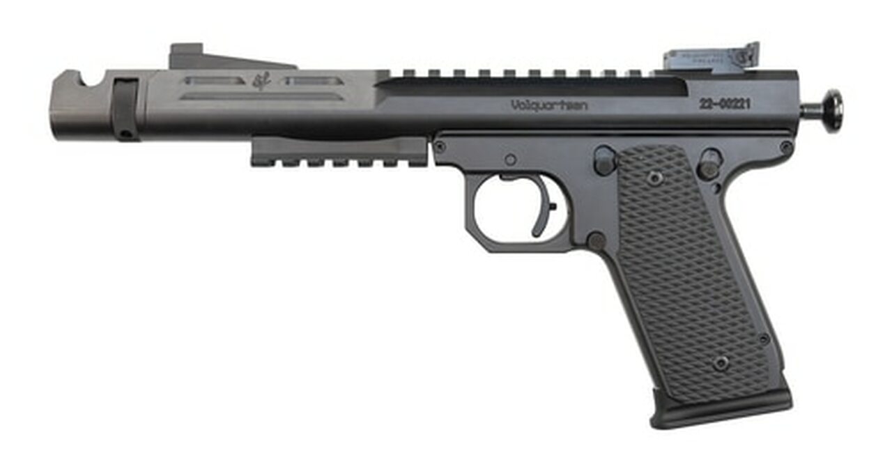 Volquartzen Scorpion .22 Win Mag, Target Sights, VZ Grips, Compensator, Black Nitride,