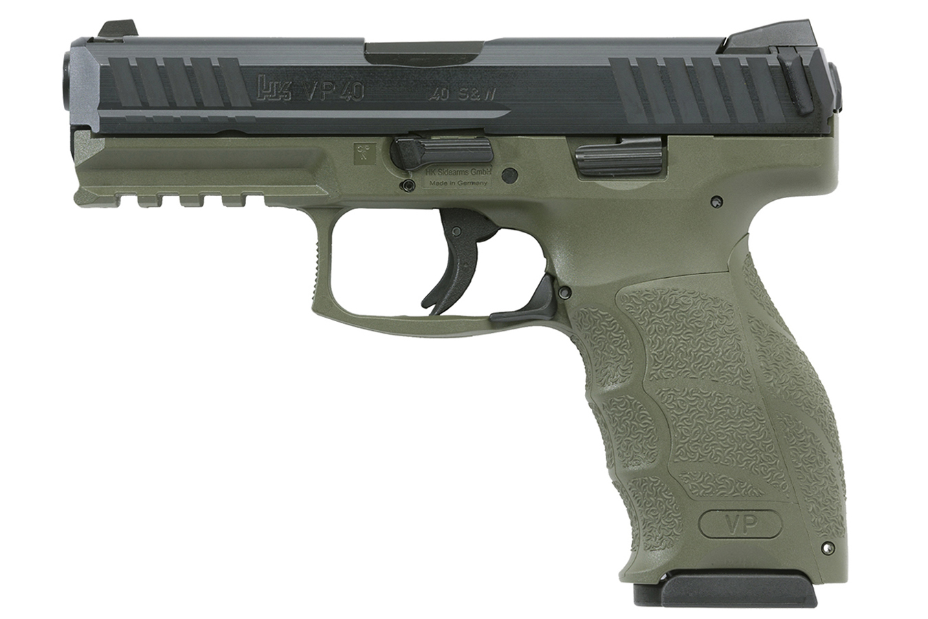 VP40 40 S&W Striker-Fired Pistol with OD Green Frame