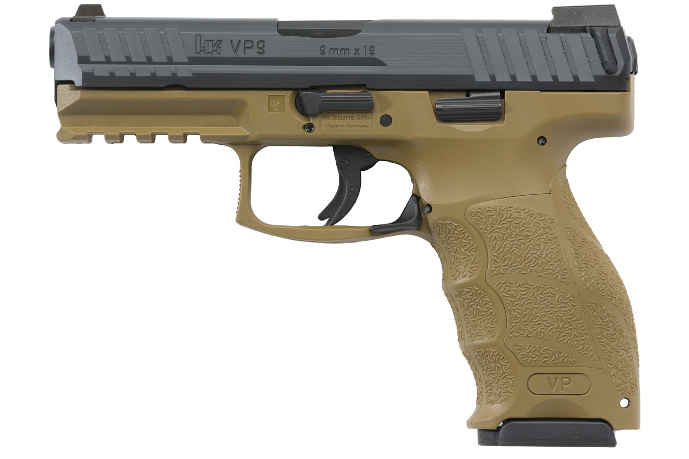 VP9 9mm Flat Dark Earth (FDE) Striker-Fired Pistol