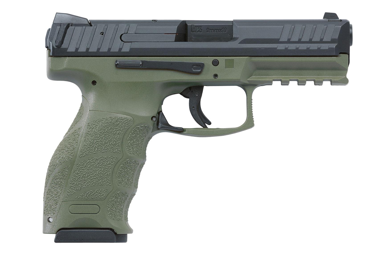 VP9 9mm Striker-Fired Pistol with OD Green Frame
